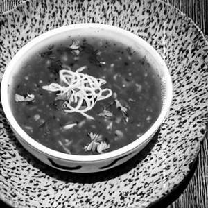 Burnt Garlic Soup [Fish]
