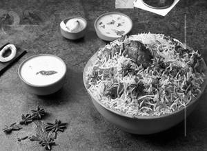 Subz dum biryani