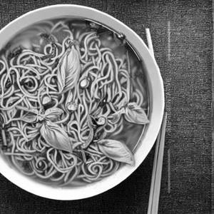 Hot Basil Pot Noodles [Chicken]