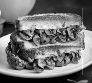Mushroom cheese melt