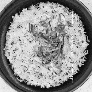 Burnt Garlic Rice  [Fish]