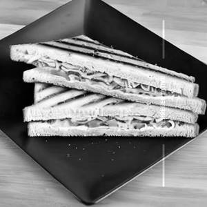 Veg cheese sandwich grilled