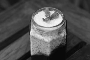 Chia Coconut Blueberry Pudding