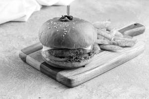 Chicken Burger +French Fries
