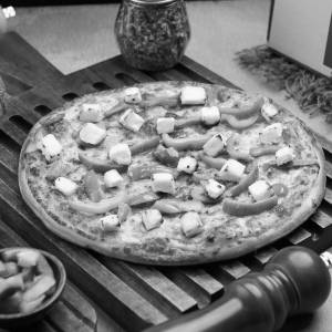 Paneer capcicuum pizza