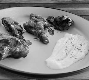 Spicy Bbq Roasted Chicken  Wings