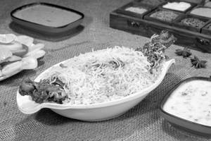 Leg Piece Chicken Biriyani.