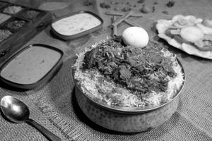 Hyd. Mutton Dum Biriyani.