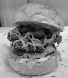 Crispy Fried Chicken Burger