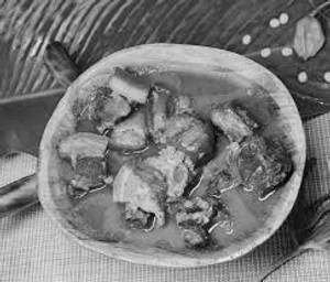 Pork with axone