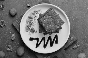 Eggless Walnut Brownie