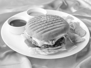 Classic burger chicken
