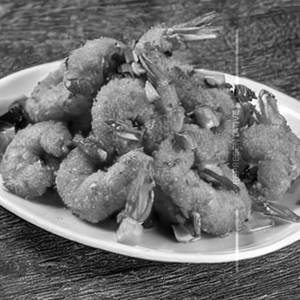 Golden Fried Prawn Scampi