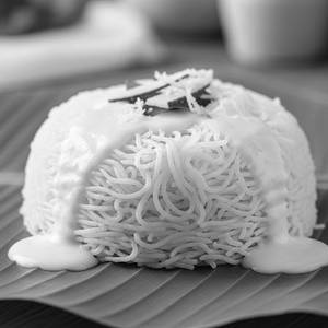 Idiyappam with Coconut Milk