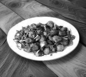 Mushroom Chilli Dry