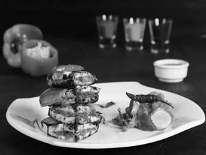 Stuffed Paneer Malai Tikka
