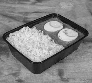 Plan rice + egg masala