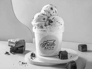 Vanilla Brownie Ice Cream Tub (125 Ml)
