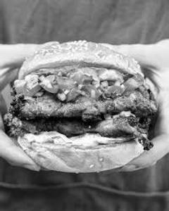 Tandoori chicken burger