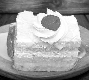 Veg white forest pastry