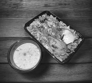 Chicken Dum Biryani(chicken 3pcs+1 Egg)