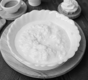 Plain curd