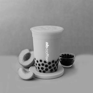 Peach Milkshake Boba