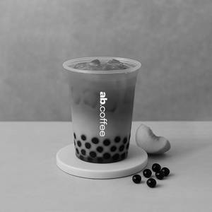 Peach Boba Iced Tea