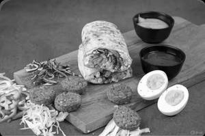 Egg Falafel Shawarma