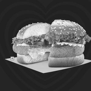 Molten Cheese Lava Whopper Deluxe(Reg. Size Bun).