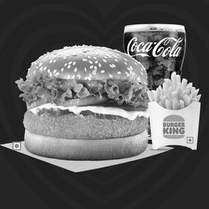Extra Crunchy Veg Whopper Deluxe(Reg. Size Bun) Med Meal,
