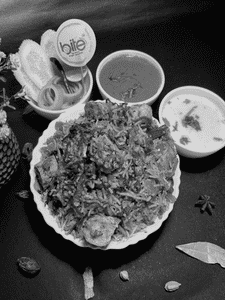 Chaap Tikka Dum Biryani [Serves 1]
