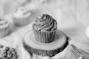 Blueberry Fresh Cup Cake Set Of 2
