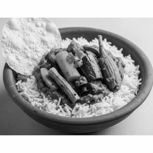 Ghee Sambar Rice With Papad(750Ml)