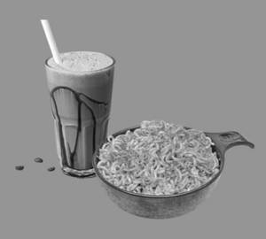Green Chilli Maggi + Cold Coffee  ( Combo )
