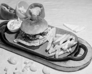 What The Cluck Chicken Burger