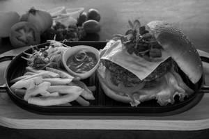 Devil's Own Cottage Cheese Burger