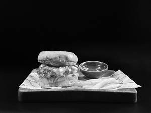 Korean Crunchy Chicken Burger