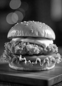 Spicy Crispy Chicken Burger