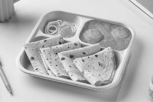 Dum Aloo and Chapati Lunchbox