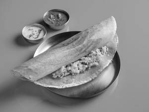 Ghee Podi Masala Dosa (Chennai Style)