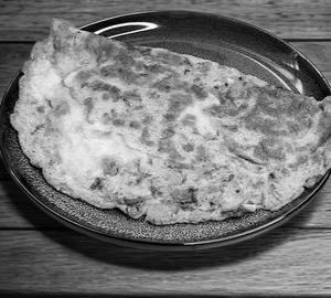 Masala omelette with bread [3 pieces]