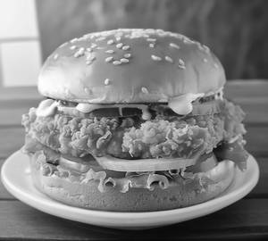 Cheesy Crispy Chicken Burger