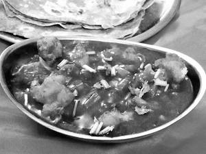 Mushroom Manchurian Gravy