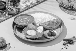 Egg Masala Curry  & Dal Makhani Thali