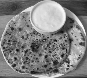 2 Aloo Paratha Curd