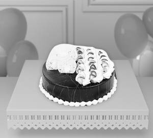 Eggless Choco Vanilla cake