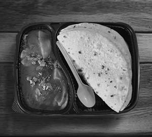 Boiled Egg Bhaji with Roti