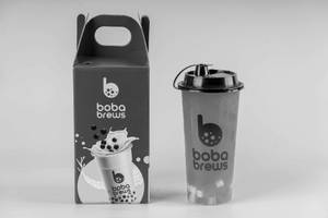 Strawberry Bubble Tea - 500ML