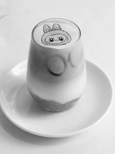 Labubu Mango Matcha Latte
